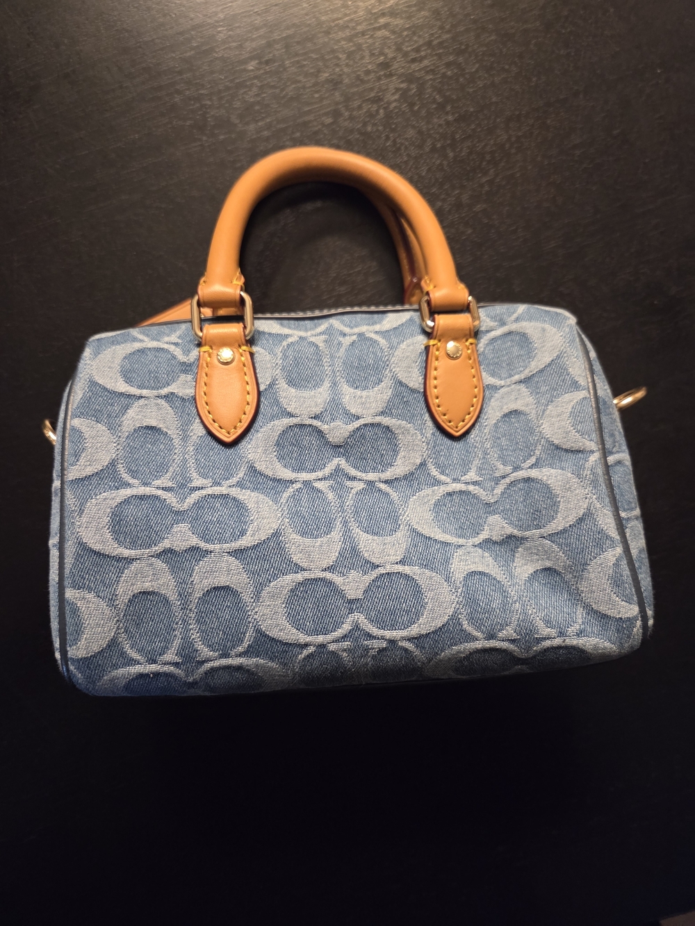 Coach Denim Mini Rowan - Picture 3 of 11
